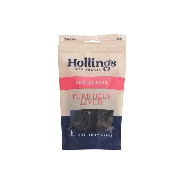 Hollings Pure Beef Liver 100g