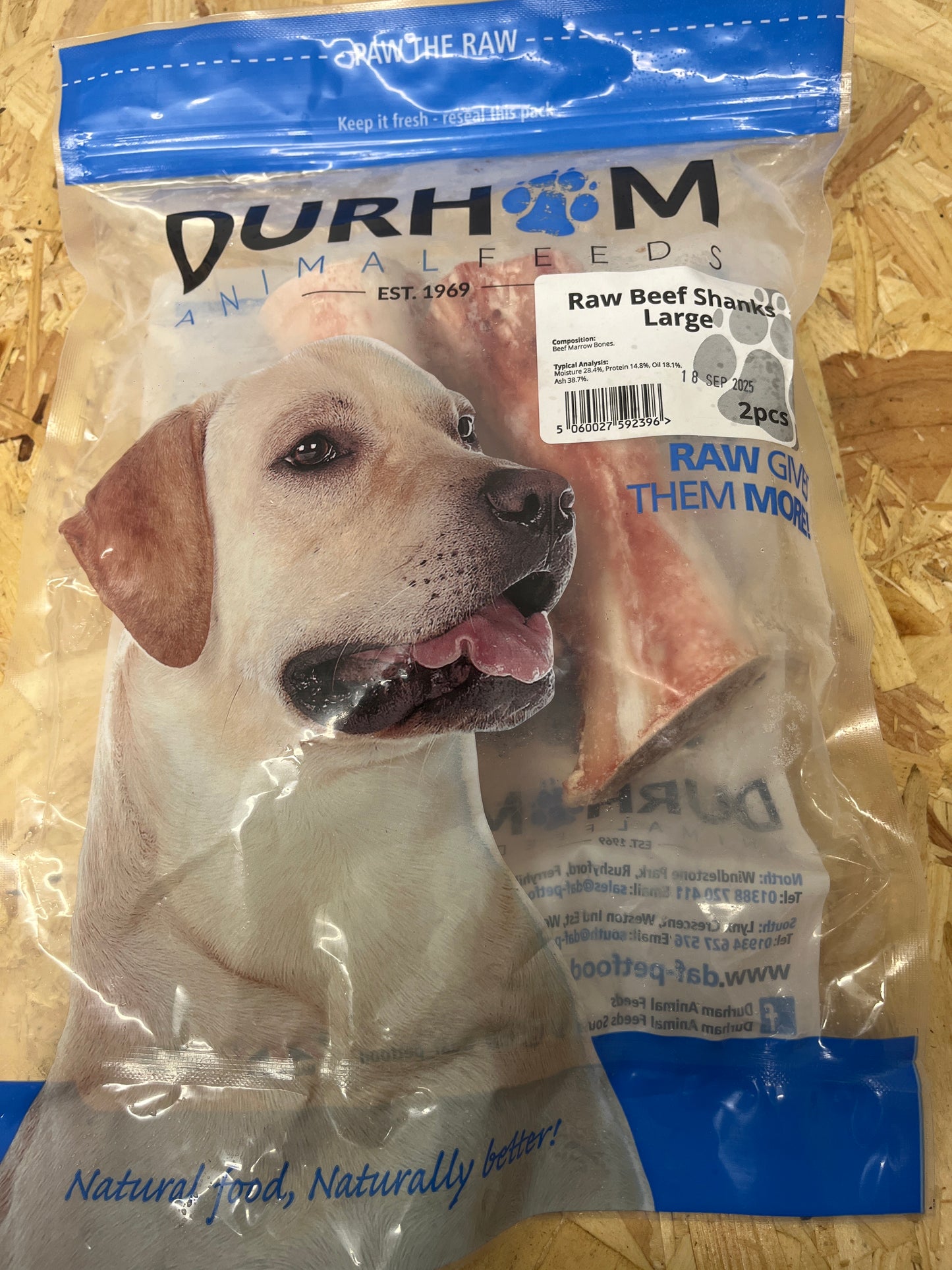 Durham Beef Shanks Large Raw - 2pcs