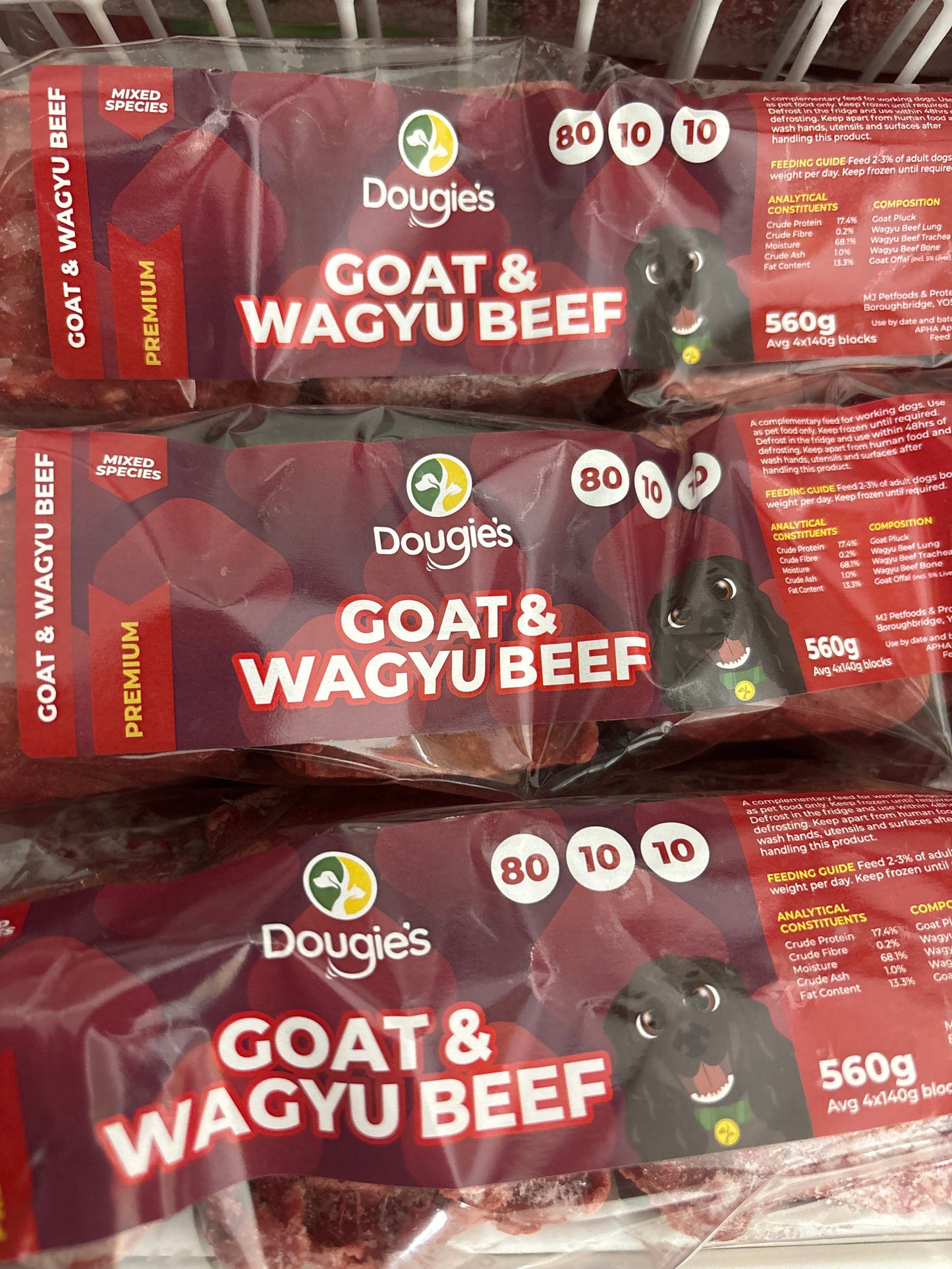 Dougie's Goat & Wagyu Beef 80/10/10 560g