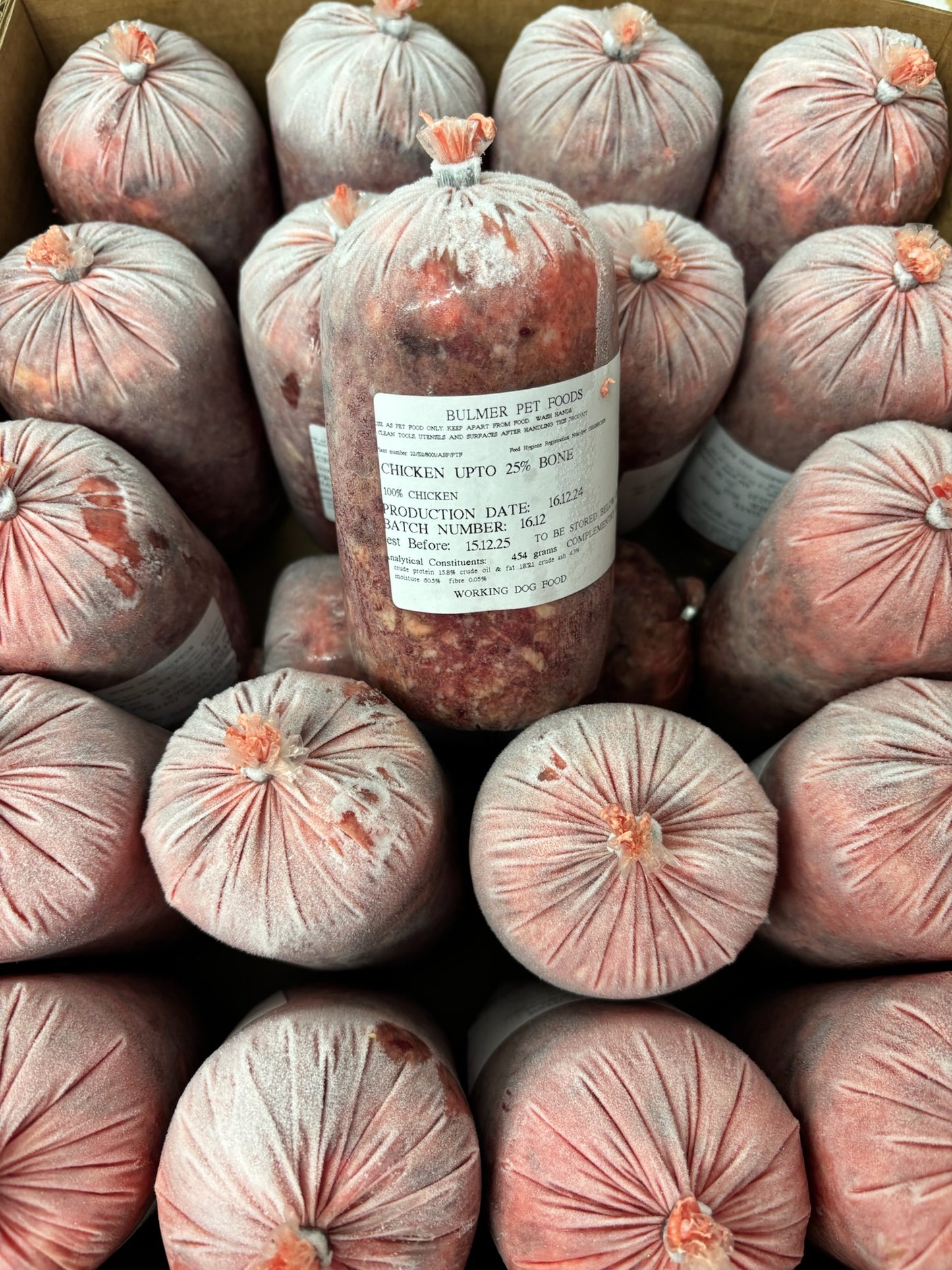 Bulmer Chicken 20-25% BONE - 20 Box