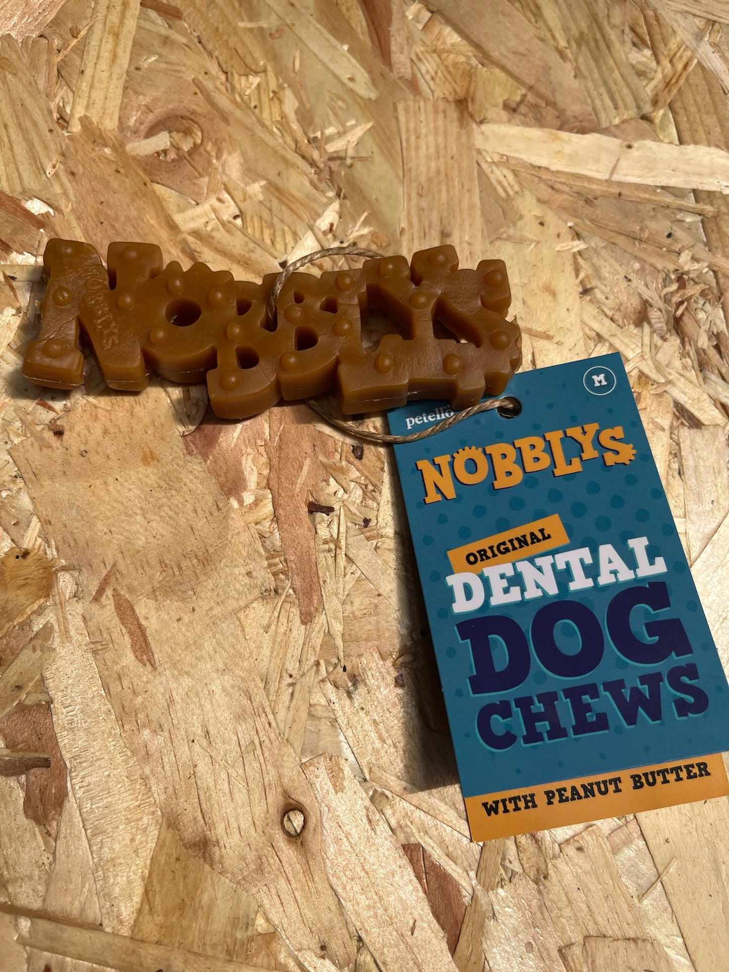 Nobblys Dental Veggie Chew | Peanut Butter
