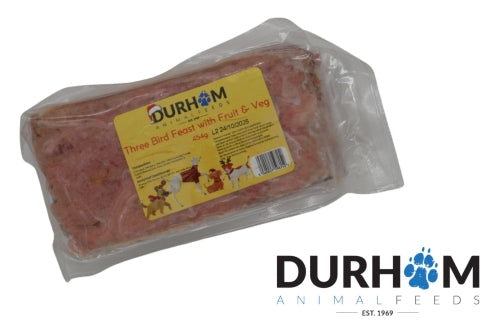 Durham Christmas 3 Bird Feast with Fruit and Veg 454g