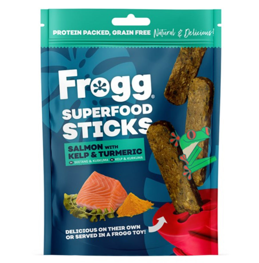 Frogg Superfood Sticks Salmon with Kelp & Turmeric 100g