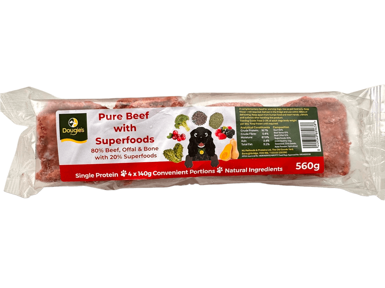 Dougie's Beef SUPERFOODS 560g