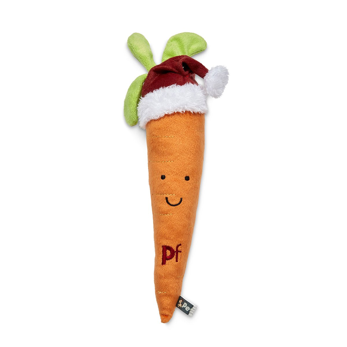 Petface Carter Carrot Plush Christmas Dog Toy