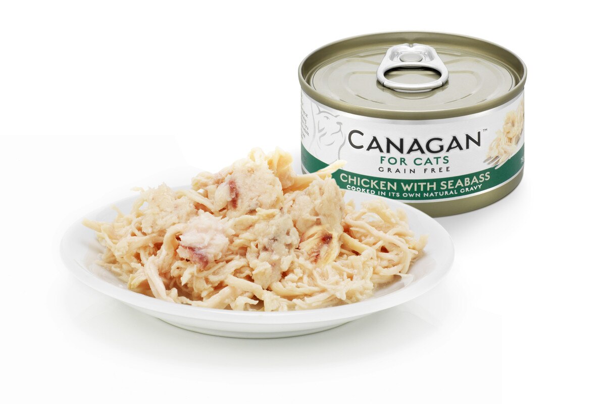 Canagan Chicken with Seabass Wet Cat Food 75g