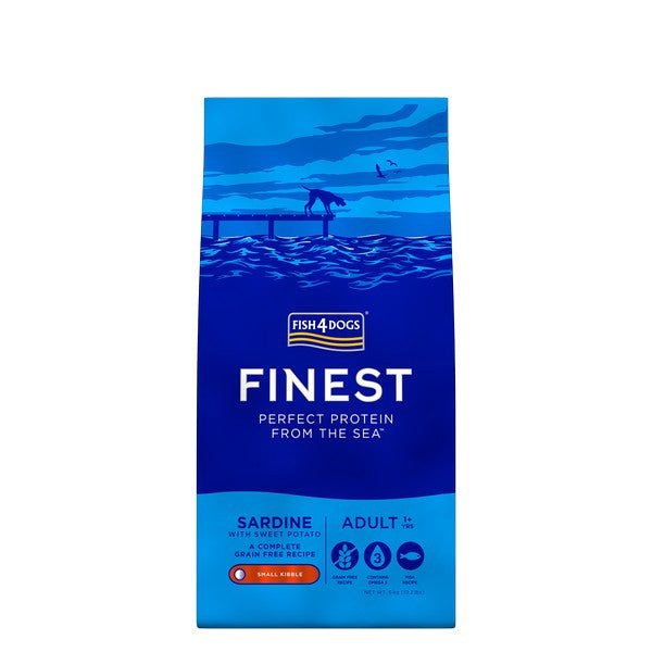 Fish4Dogs Finest Adult Sardine With Sweet Potato (Small Kibble) 6kg