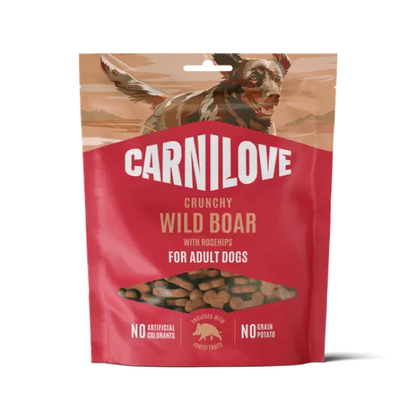 Carnilove Wild Boar with Rosehips Dog Treat 200g