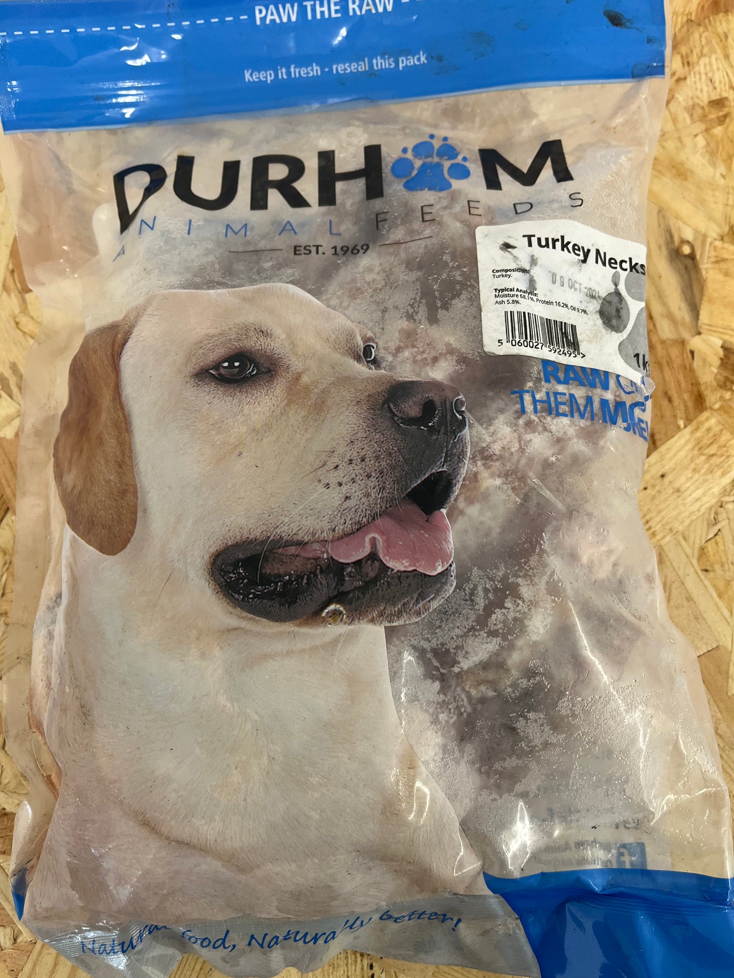 Durham Turkey Necks - 1kg