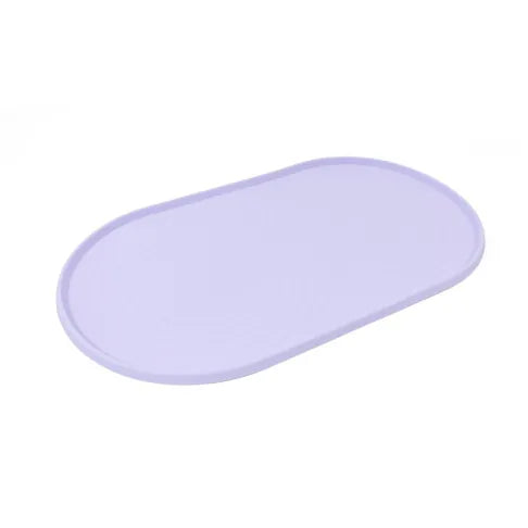 Penrose Lilac Oval Food Mat
