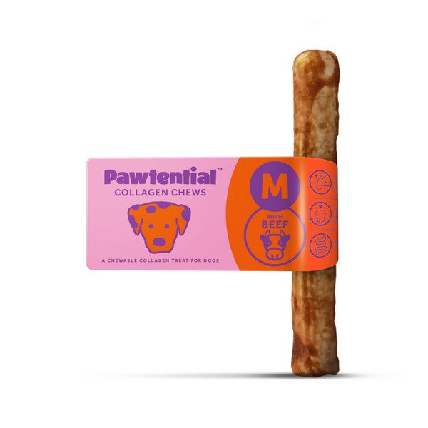 Pawtential Collagen Chew Beef Flavour Medium 70g
