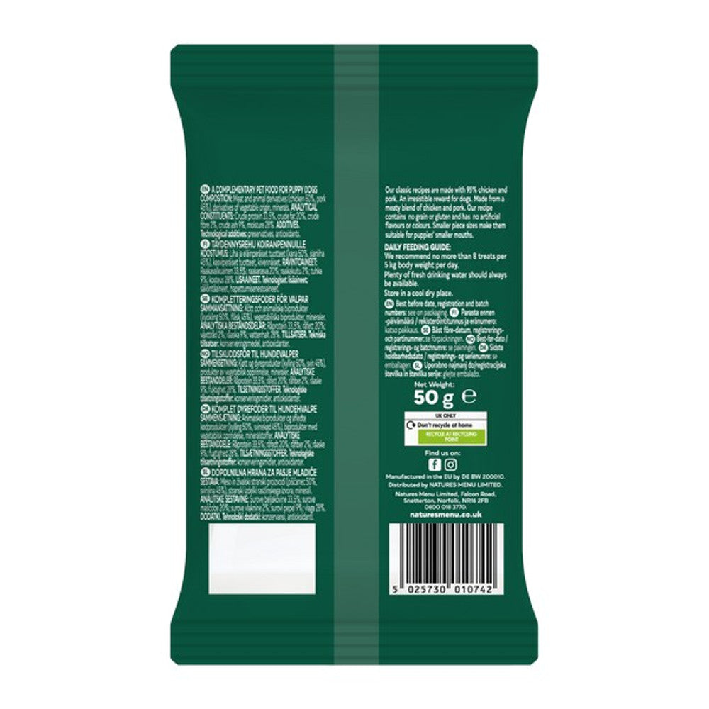 Natures Menu Real Meaty Treats Puppy 50g