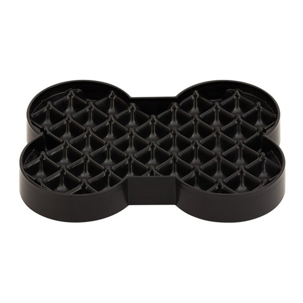 Slodog Slow Feeder Plate - Black 25cm