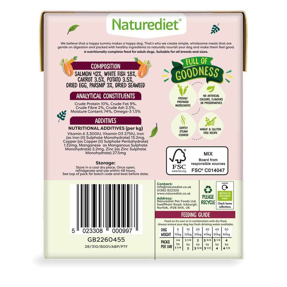 Naturediet Feel Good Grain Free Salmon 390g