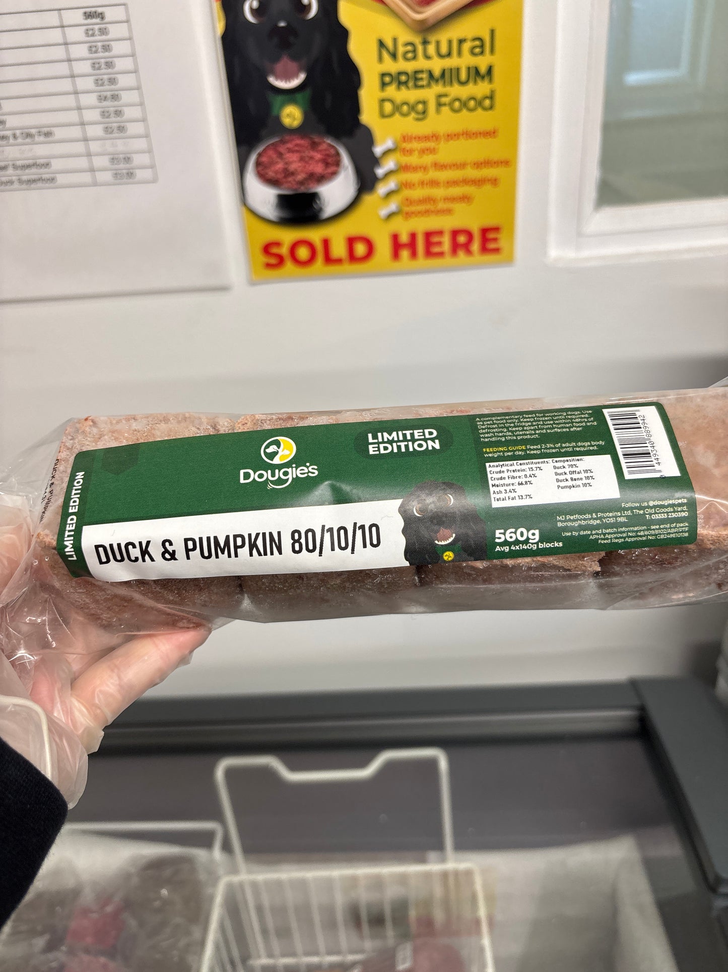 Dougie's Duck & Pumpkin 80/10/10 560g