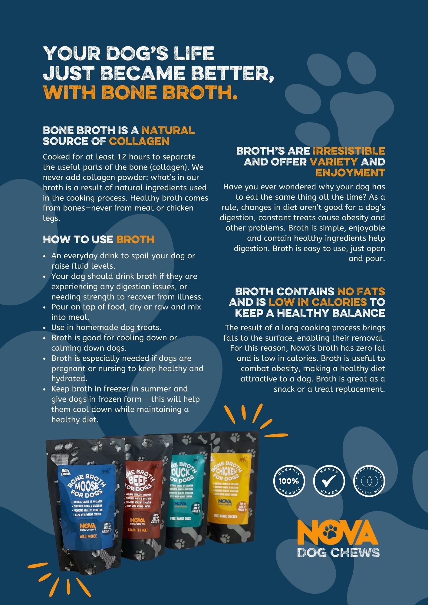 Nova Chicken Bone Broth 230ml