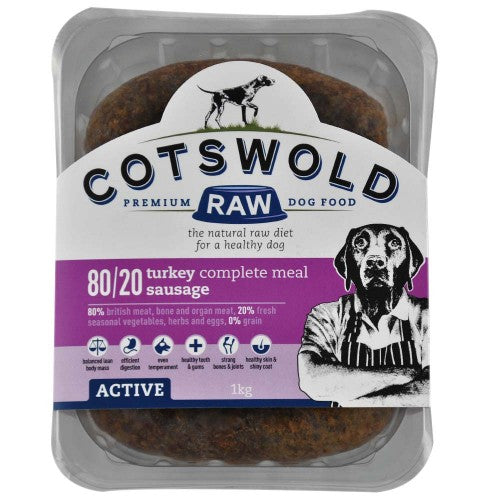 Cotswolds Turkey Sausages 80/20