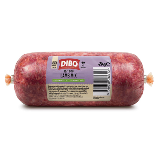 DIBO 80/10/10 Lamb Raw Dog Food