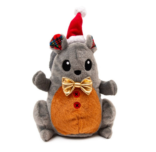 Christmas Celebration Squirrel Dog Toy