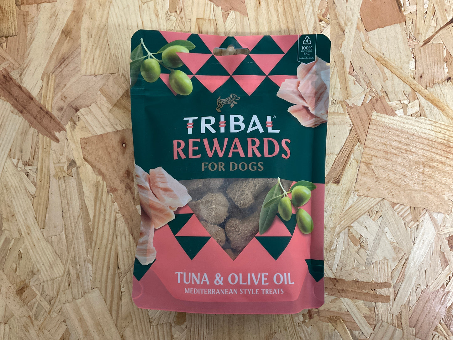 Tribal Rewards Tuna & Olive Oil Dog Biscuits 125g