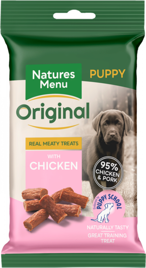 Natures Menu Real Meaty Treats Chicken for Puppies 60g