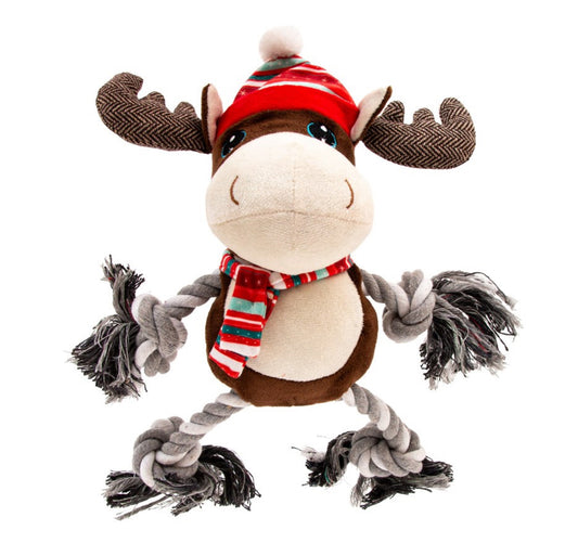 Christmas Moose Dog Toy