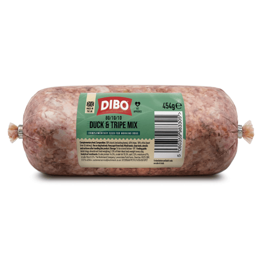 DIBO 80/10/10 Duck & Tripe Raw Dog Food