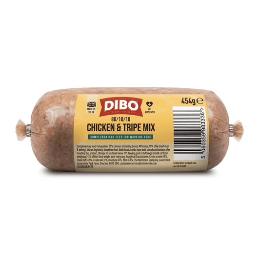 DIBO 80/10/10 Chicken & Tripe Raw Dog Food