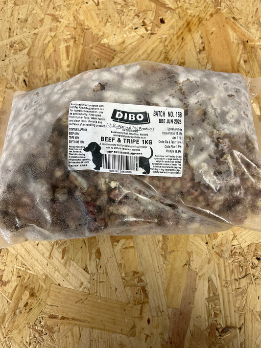 Totally Natural Beef & Tripe - 1kg