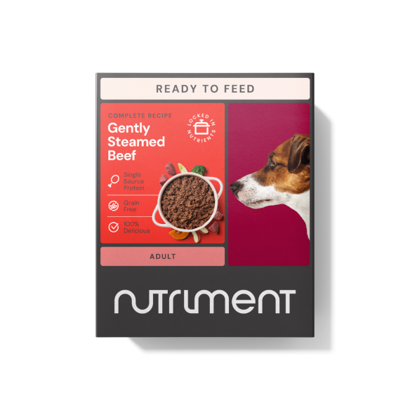 Nutriment Gently Steamed Beef - Adult Dog 395g