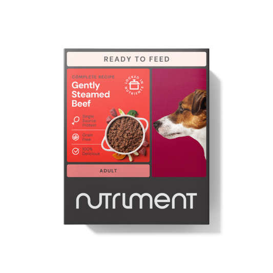 Nutriment Gently Steamed Beef - Adult Dog 395g