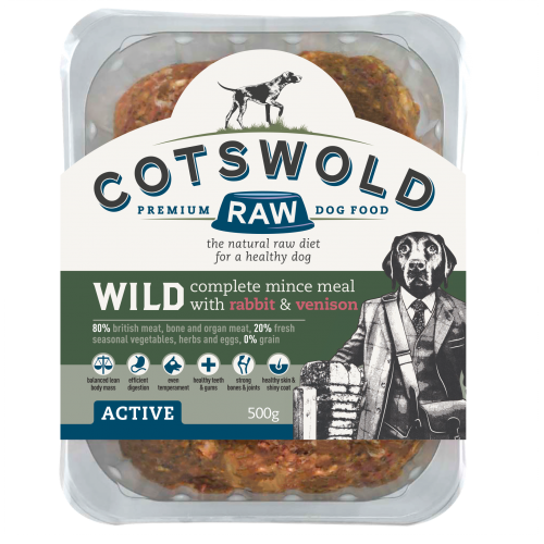 Cotswold Rabbit & Venison Mince 80/20 WILD