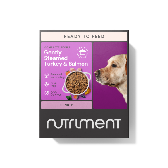 Nutriment Gently Steamed Turkey & Salmon - Senior Dogs 395g