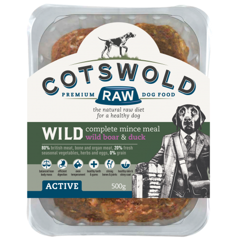 Cotswold Wild Boar & Duck Mince 80/20 WILD