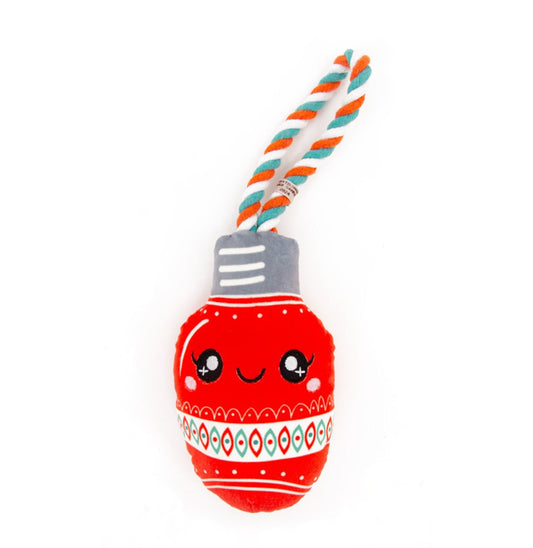 Christmas Red Bulb Dog Toy