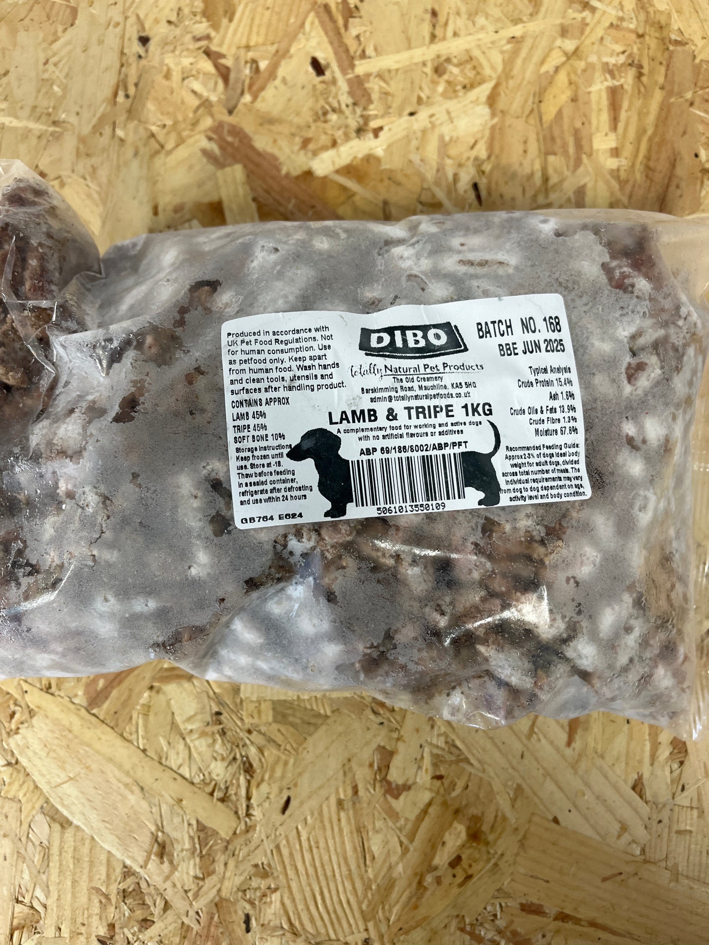 Totally Natural Lamb & Tripe - 1kg