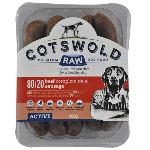 Cotswolds Beef Sausages 80/20