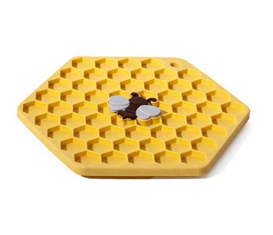 Slow Down Bee Hive Silicone Snack Pad