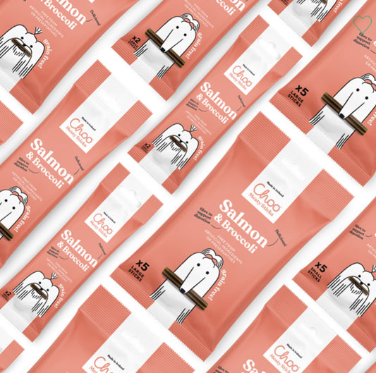 Choo Meaty Sticks Salmon & Brocolli