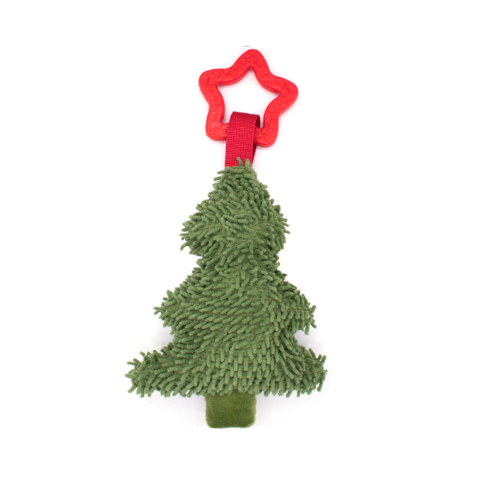 Christmas Cuddly Tree with TPR Star Dog Toy