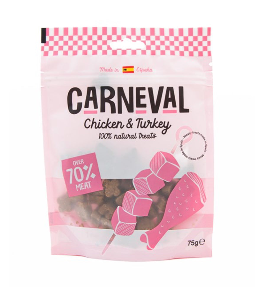 Carneval Chicken & Turkey Dog Training Treats
