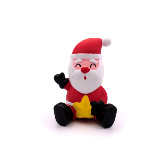 Christmas Latex Santa Dog Toy