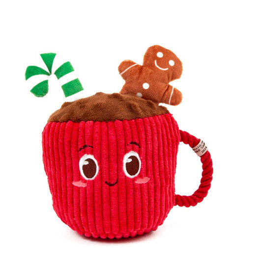 Christmas Hot Chocolate Dog Toy