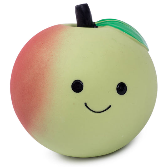 Petface Foodie Faces Latex Apple Dog Toy - Large