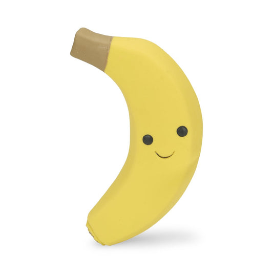 Petface Foodie Faces Latex Banana Dog Toy - Large