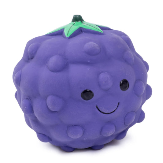 Petface Foodie Faces Latex Blackberry Dog Toy - Small