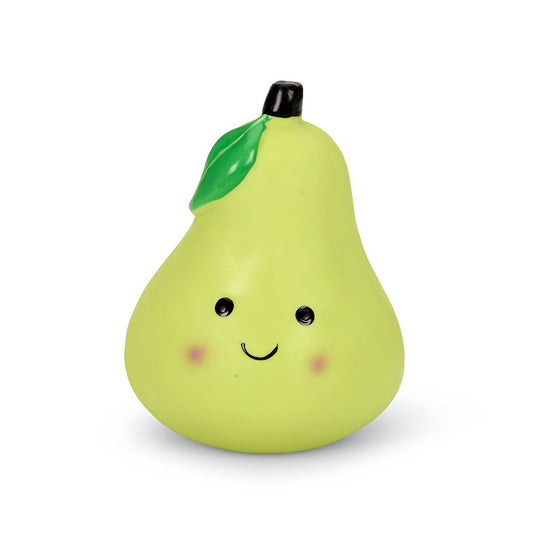 Petface Foodie Faces Latex Pear Dog Toy - Large