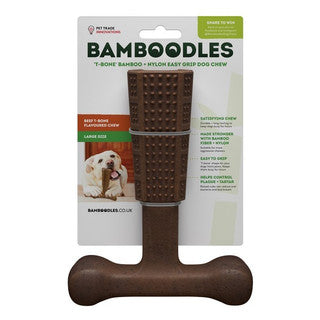 Bamboodles T-Bone Chew Toy | Large | Beef Flavour