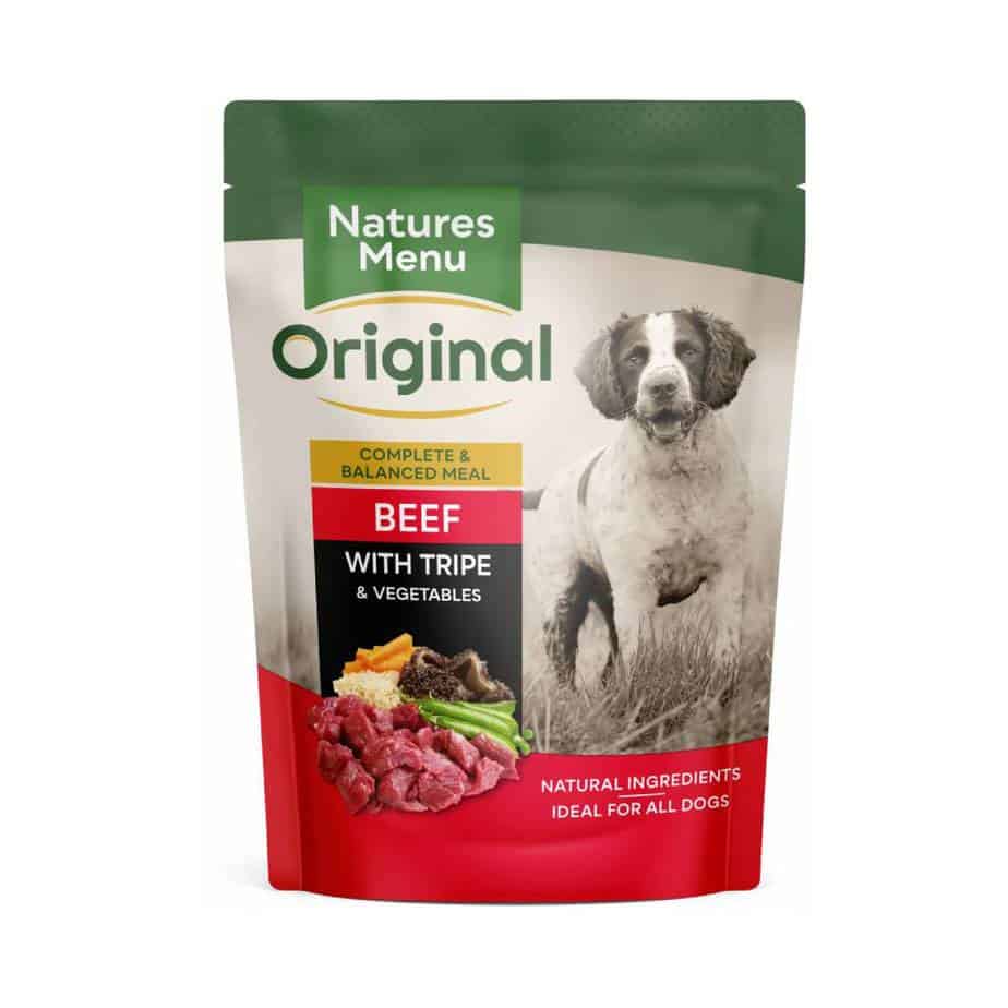 Natures Menu Original Beef and Tripe Dog Pouch 300g
