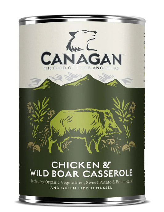 Canagan Chicken & Wild Boar Casserole Wet Dog Food 400g